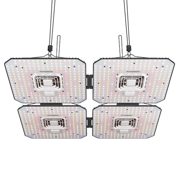 VIVOSUN 13 in. 100-Watt AeroLight LED Grow Light, Warm White (4-Pack)