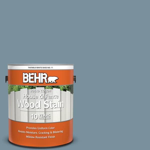BEHR 1 gal. #SC-113 Gettysburg Solid Color House and Fence Exterior Wood Stain