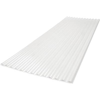 Clear Suntuf Corrugated Panel, Clear Corrugated Roof Panels Home Depot