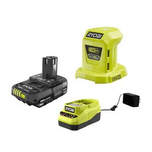 ONE+ 18V Lithium-Ion Portable Power Source with 2.0 Ah Battery and Charger