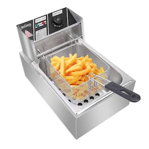 6.3 qt. Stainless Steel Electric Deep Fryer