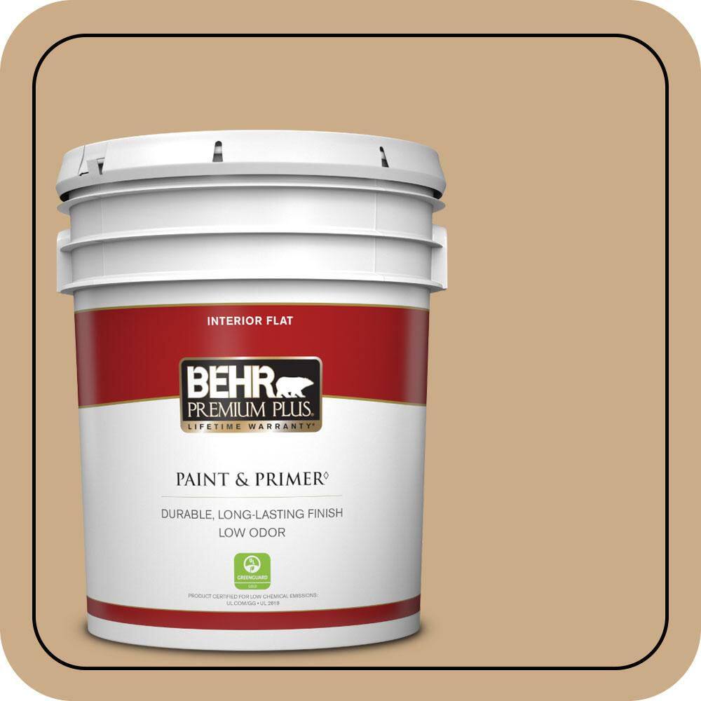 5 gal. #N280-4 Perfect Tan Flat Low Odor Interior Paint & Primer price history on PriceWatchPro