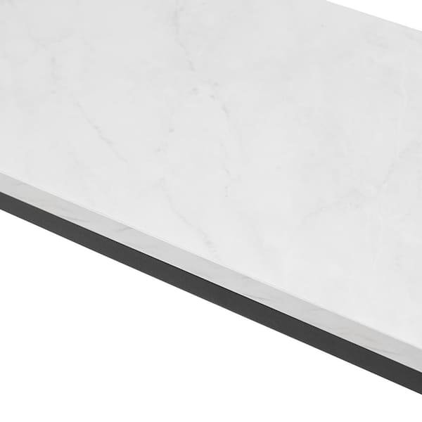 solid marble console table