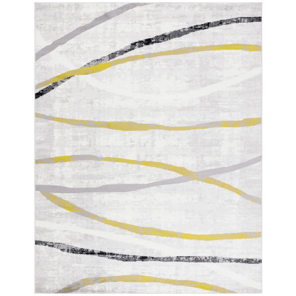 Skyler 8 ft. x 10 ft. Ivory Gray/Green Abstract Linear Area Rug price history on PriceWatchPro
