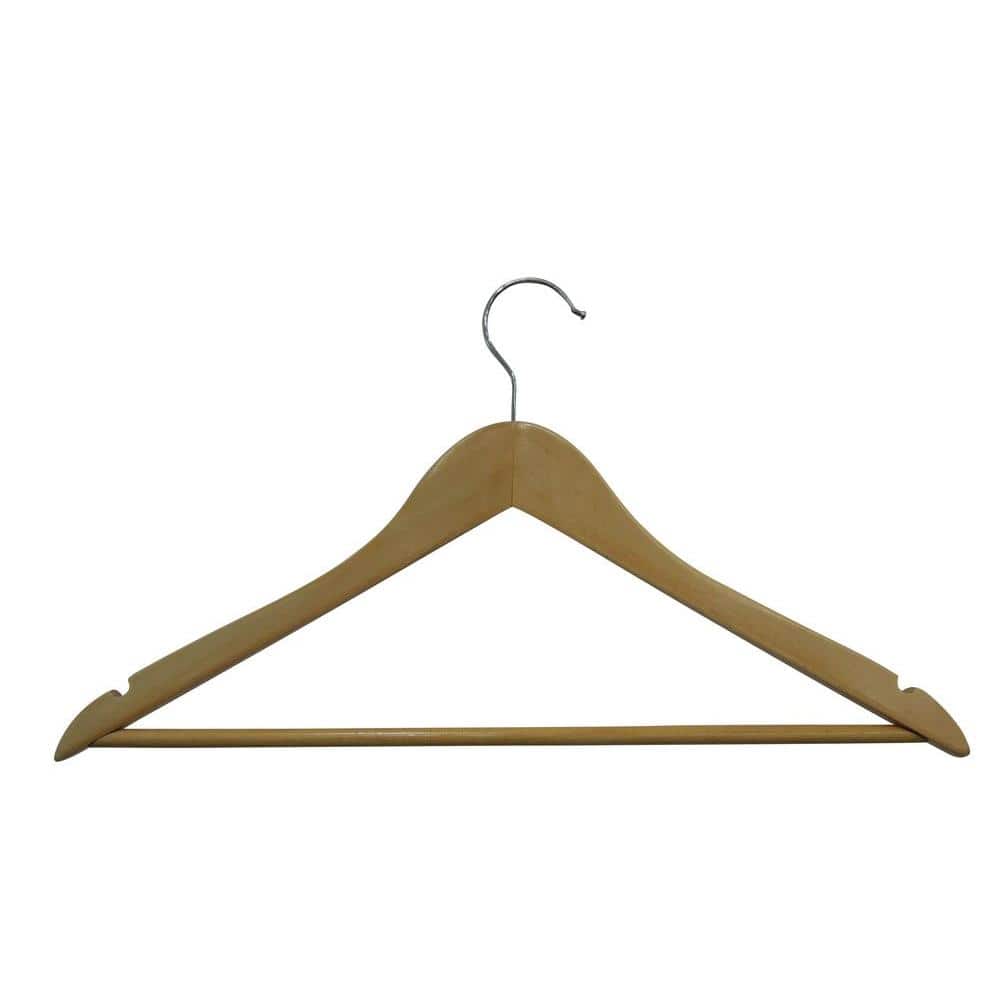 The Great American Hanger Company Wooden Hangers Black for sale online 100 Set