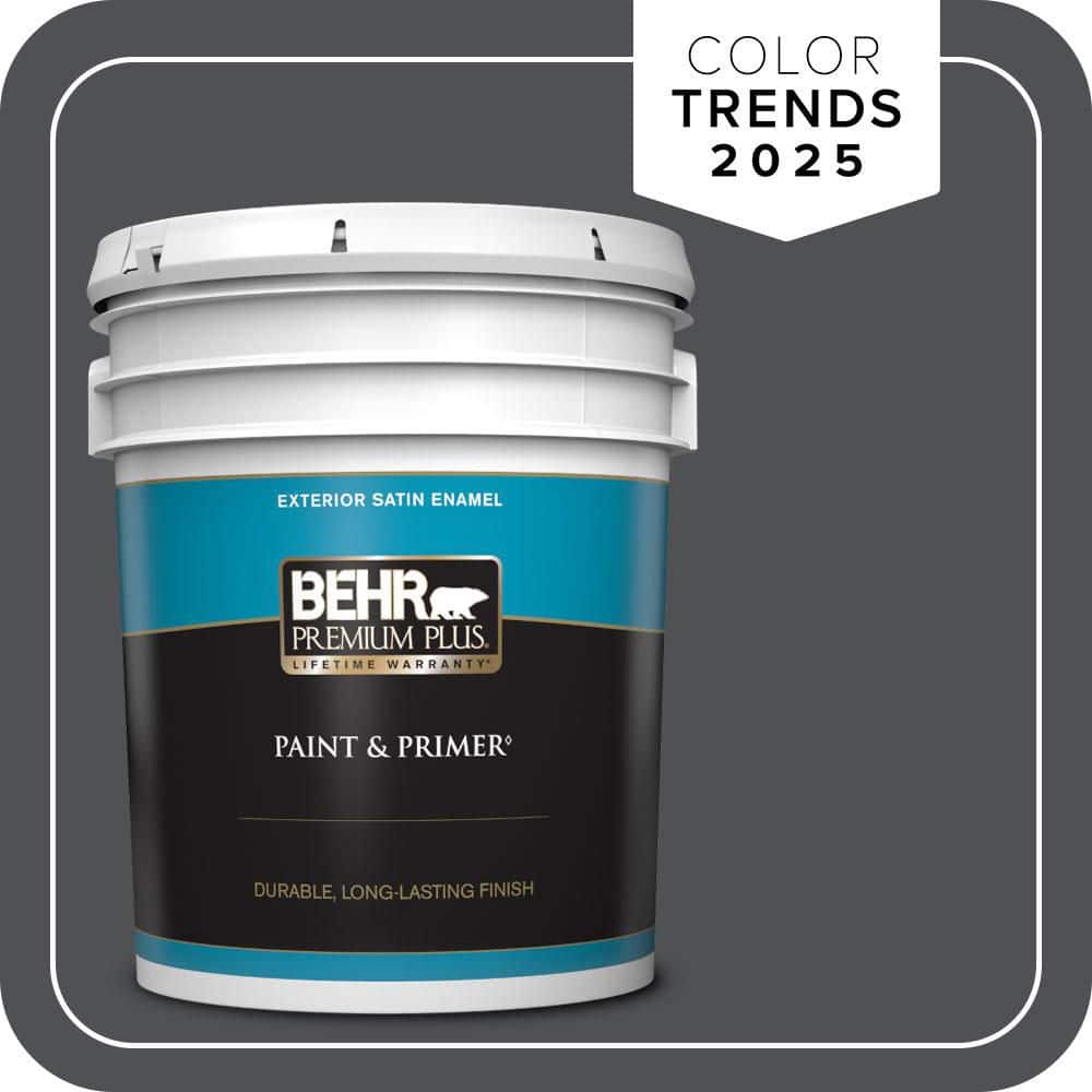 5 gal. #PPU18-01 Cracked Pepper Satin Enamel Exterior Paint & Primer price history on PriceWatchPro