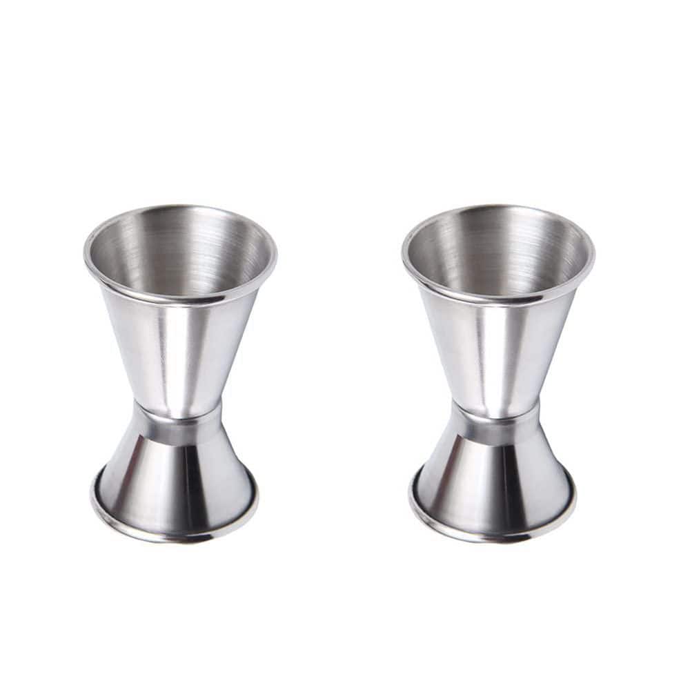 Stainless Steel Double Cocktail Jiggers, 0.5-Ounce and 1-Ounce, 2-Piece Set price history on PriceWatchPro