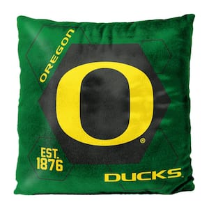 NCAA Oregon Connector Velvet Reverse Pillow