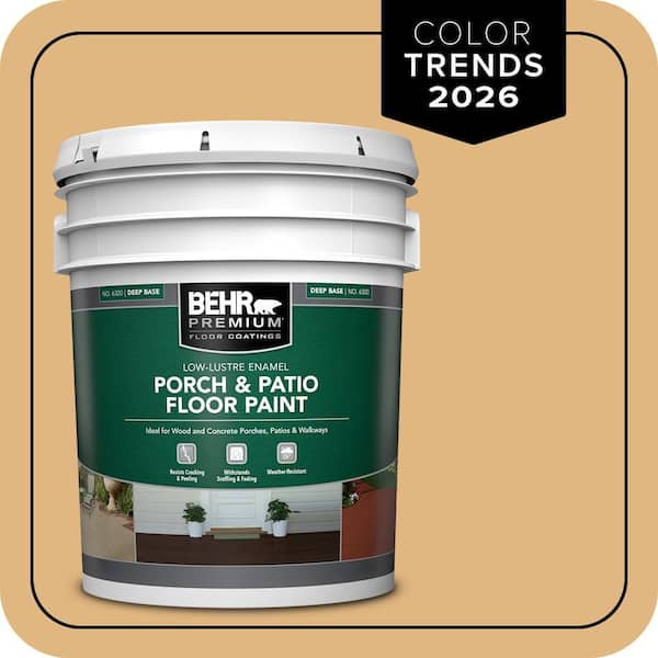 BEHR PREMIUM 5 gal. #M270-5 Beehive Low-Lustre Enamel Interior/Exterior Porch and Patio Floor Paint