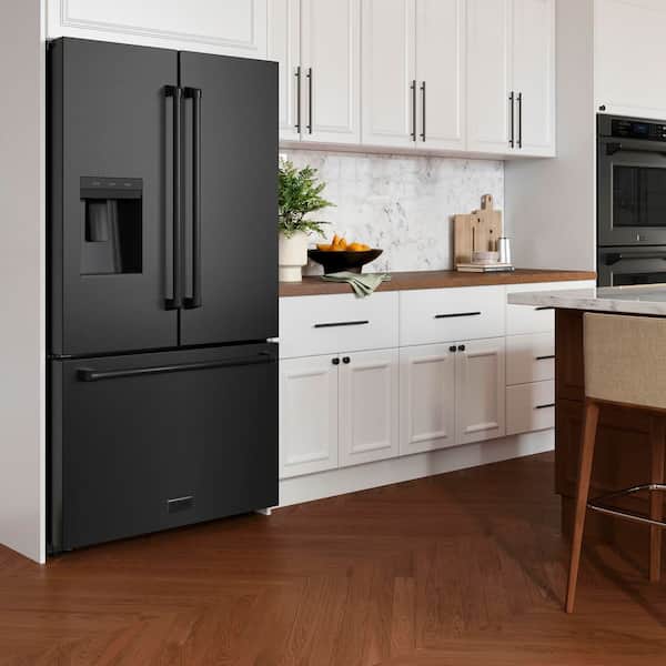 ZLINE Kitchen and Bath 36 in. Standard-Depth 3-Door French Door