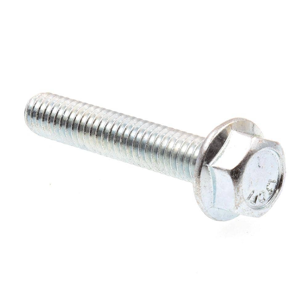 Prime-Line 5/16 in.-18 x 1-3/4 in. Zinc Plated Case Hardened Steel Serrated  Flange Bolts (25-Pack) 9090969 The Home Depot