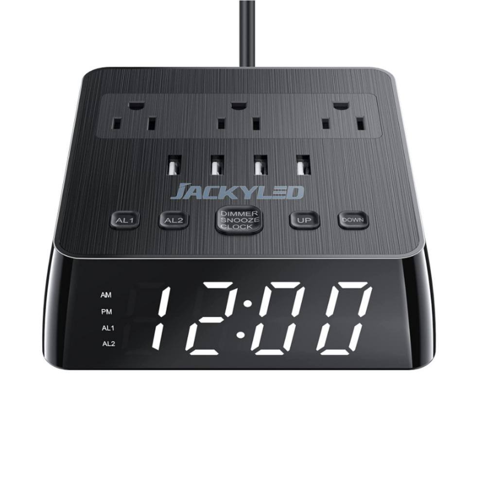 Reviews for Etokfoks Alarm Clock 4 USB Power Strip 3Outlets 6.5 ft