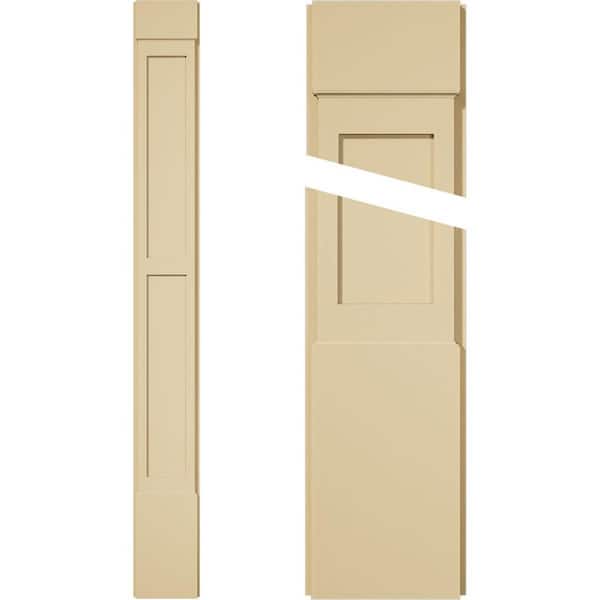 Ekena Millwork 2 in. D x 10 in. W x 90 in. L Primed Polyurethane Pilaster (1- Pack)