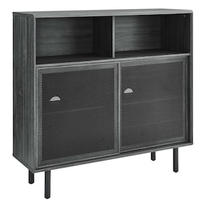 Kurtis 47 in. Display Cabinet in Charcoal
