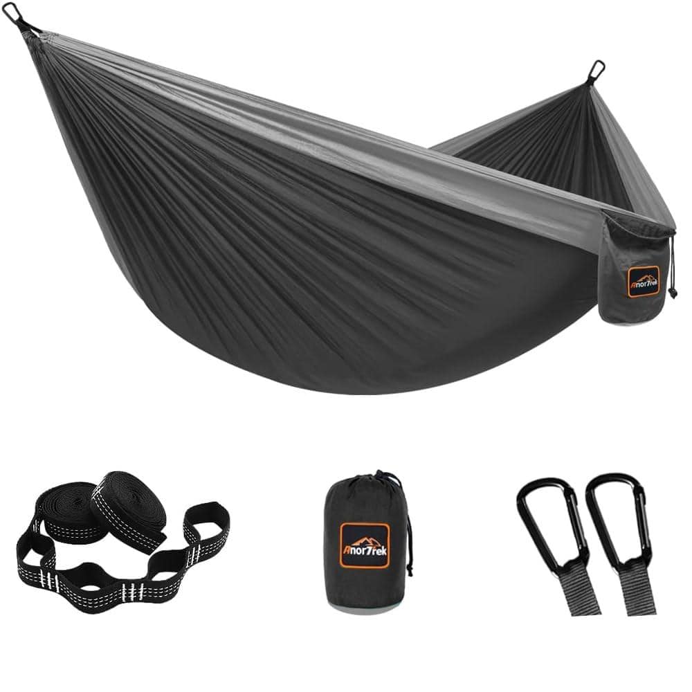 9.8 ft. Portable Hammock Bed Hammock in Black And Gray price history on PriceWatchPro