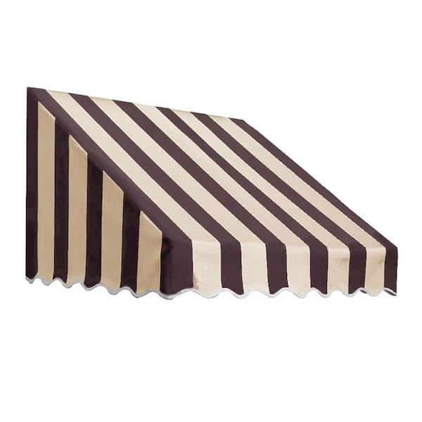 AWNTECH 8.38 ft. Wide San Francisco Window/Entry Fixed Awning (24 in. H x 36 in. D) Forest