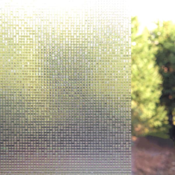 Green Leaded Glass Static Cling Window Film 36" Wide x 9 ft 