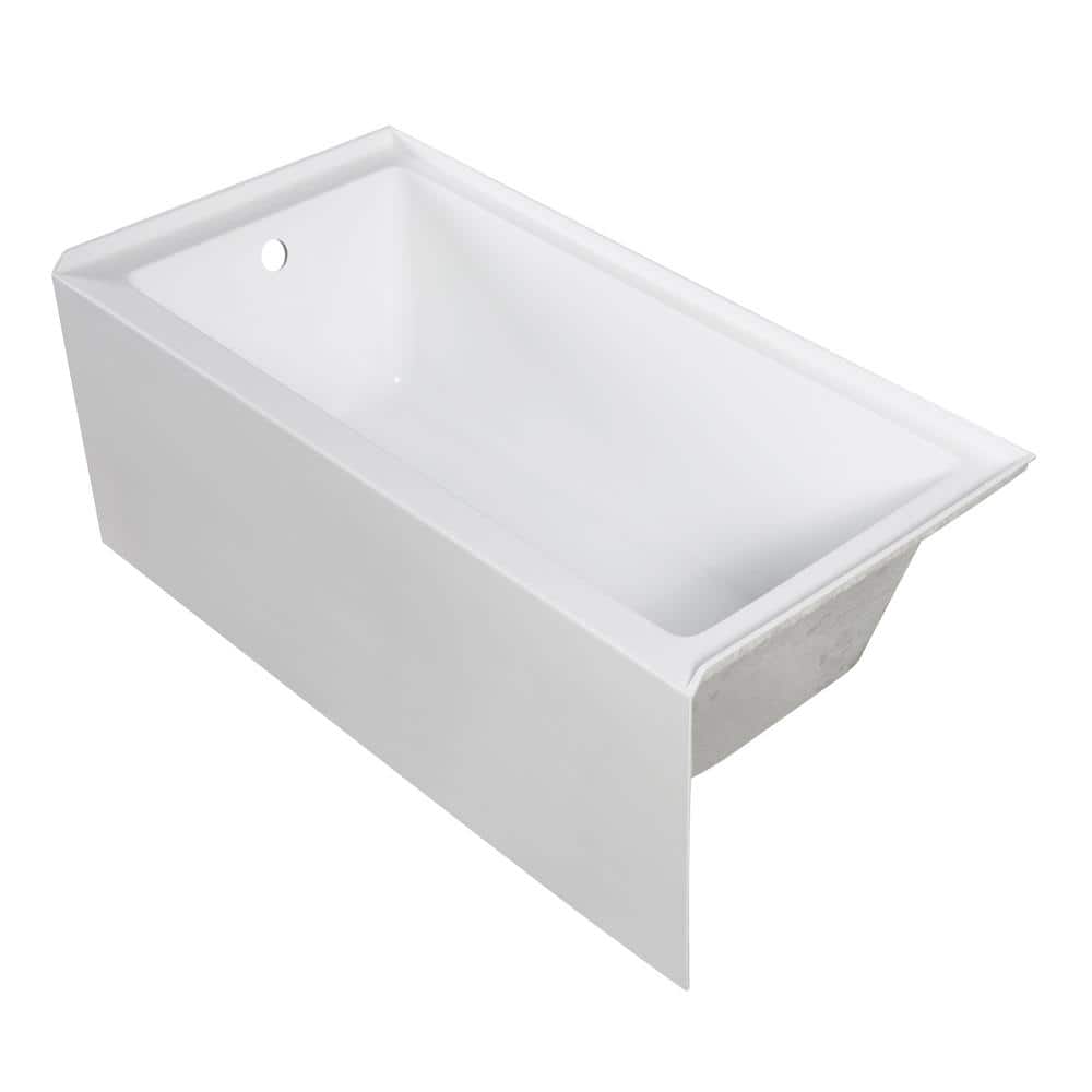 Ursula AFR 60 in. x 32 in. Soaking Bathtub with Left-Hand Drain in White price history on PriceWatchPro