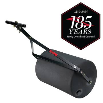 18 in. x 24 in. 270 lb. Combination Push/Tow Poly Lawn Roller for Lawn Tractors and Zero-Turn Mowers