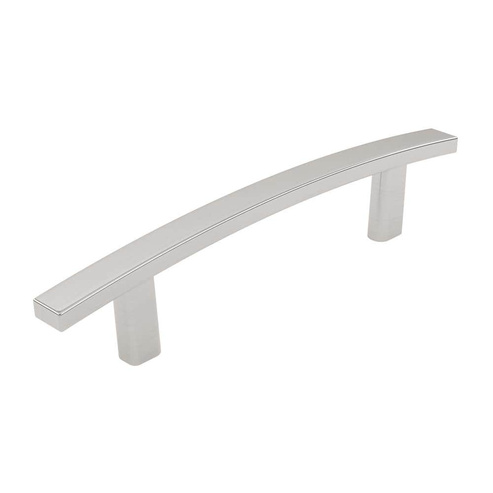 Padova Collection 3 3/4 in. (96 mm) Classic Brushed Nickel Rectangular Cabinet Arch Pull price history on PriceWatchPro