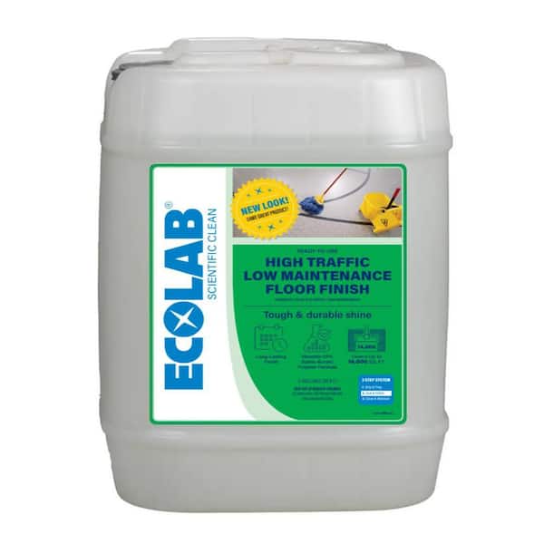 5 Gal. High Traffic Low Maintenance Non Slip Floor Finish for Concrete, Vinyl, Epoxy, Linoleum Flooring