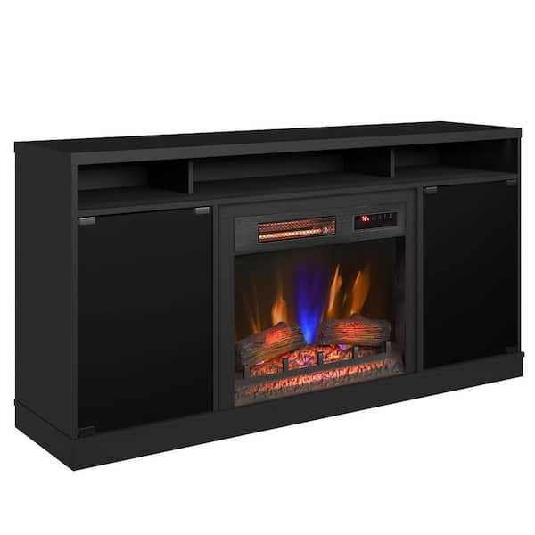 Duraflame 59.5 in. Freestanding Electric Fireplace TV Stand in Black
