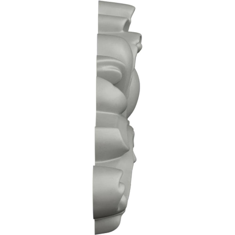 White Primed Polyurethane Architectural Onlay, 12 5/8"W x 5"H