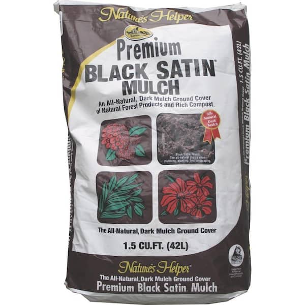 Unbranded 1.5 cu. ft. Black Satin Mulch