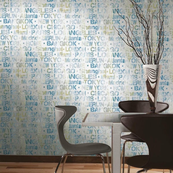 28.18 sq. ft. Cities of the World Peel and Stick Wallpaper