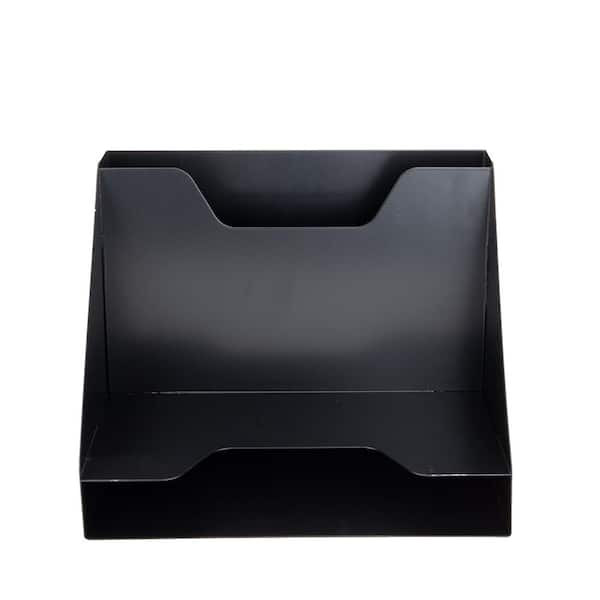 Mind Reader 3-Tier Letter Tray Desktop Supplies Tray Document Organizer,  Black IFILE3-BLK - The Home Depot