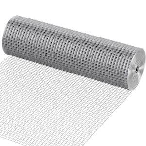 Hardware Cloth 1/2 in. x 24 in. x 50 ft. 19 Gauge Galvanized Wire Mesh Roll for Chicken Fencing Garden Rabbit Cages