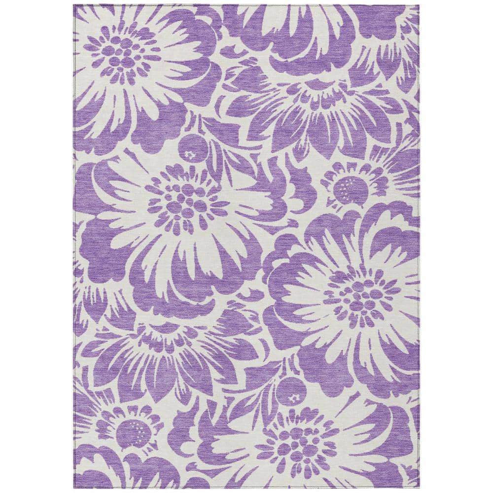 Addison Rugs Chantille ACN551 Purple 10 ft. x 14 ft. Machine