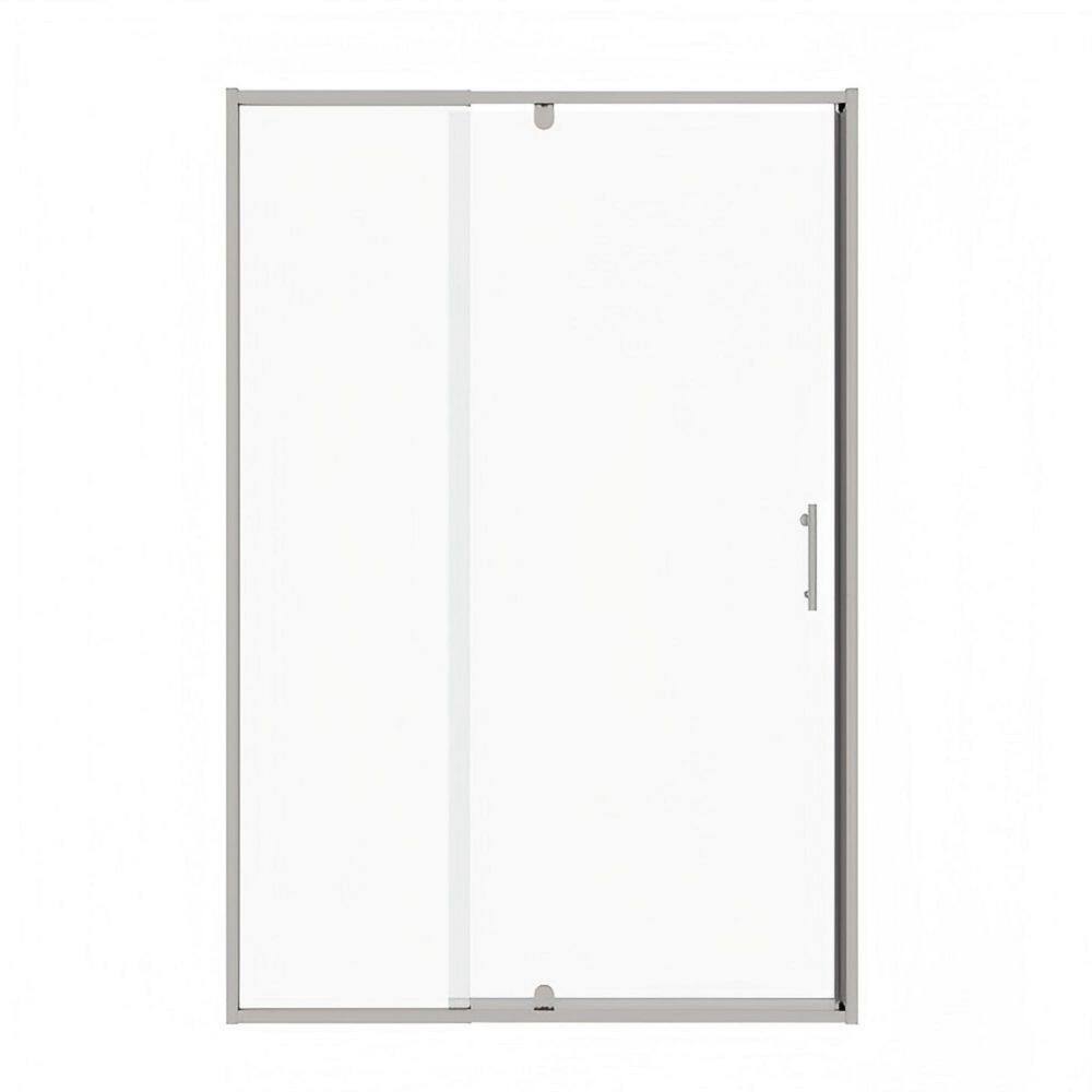 32-36 in. W x 72 in. H Semi-Frameless Pivot Shower Door in Chrome with 1/4 in. Tempered Clear Glass price history on PriceWatchPro