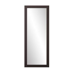 Oversized Matte Black Industrial Mid-Century Modern Mirror (70.5 in. H X 25.5 in. W)