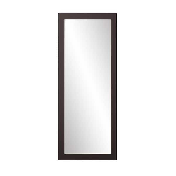BrandtWorks Oversized Matte Black Industrial Mid-Century Modern Mirror (70.5 in. H X 25.5 in. W)