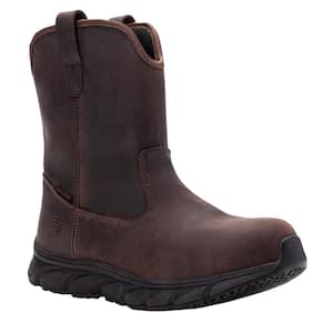 Men's Smith 8 in. Work Boot - Composite Toe - Brown Crazy Horse Size 9.5(XX-W)