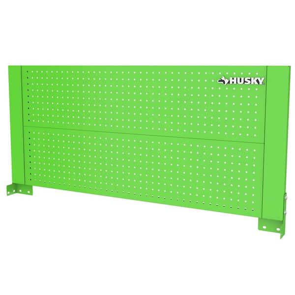 46 in. Gloss Green Steel Pegboard Attachment
