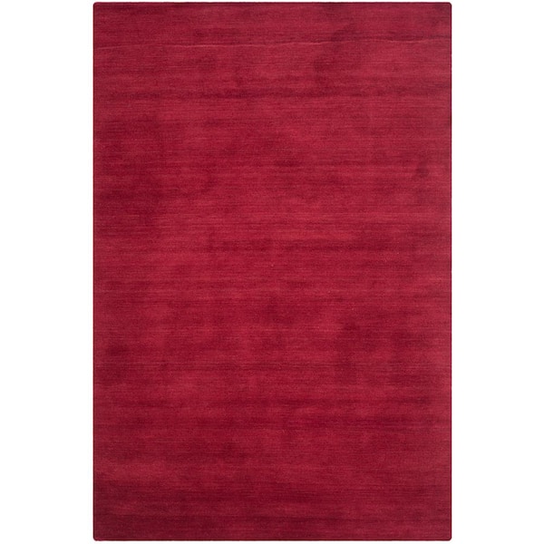 SAFAVIEH Himalaya Red 6 ft. x 9 ft. Gradient Solid Area Rug