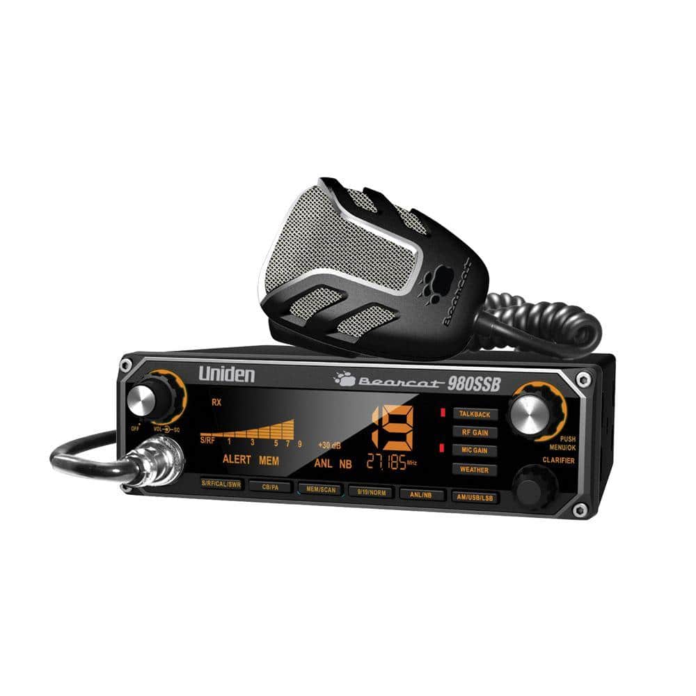 Uniden CB Radio with SSB BEARCAT 980SSB The Home Depot