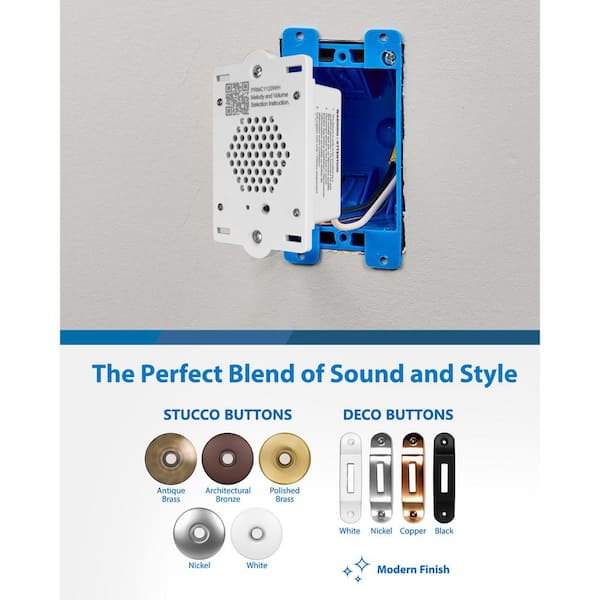 NICOR PrimeChime Plus 2 Mini Video Compatible Hardwired Door Bell