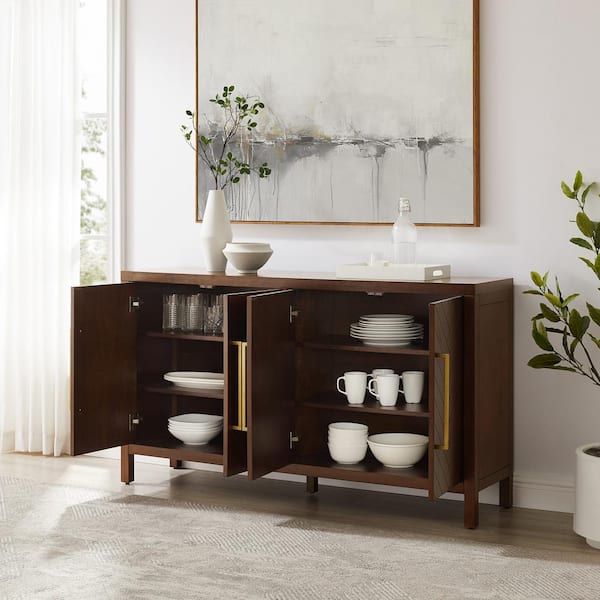 コリンシアン　エリート　4体セット　ベスト　プラティニ CROSLEY FURNITURE Darcy Dark Brown Sideboard CF4216-BR - The Home
