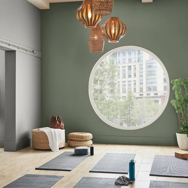 BEHR PRO 5 gal. #ICC-87 Rosemary Sprig Eggshell Interior Paint