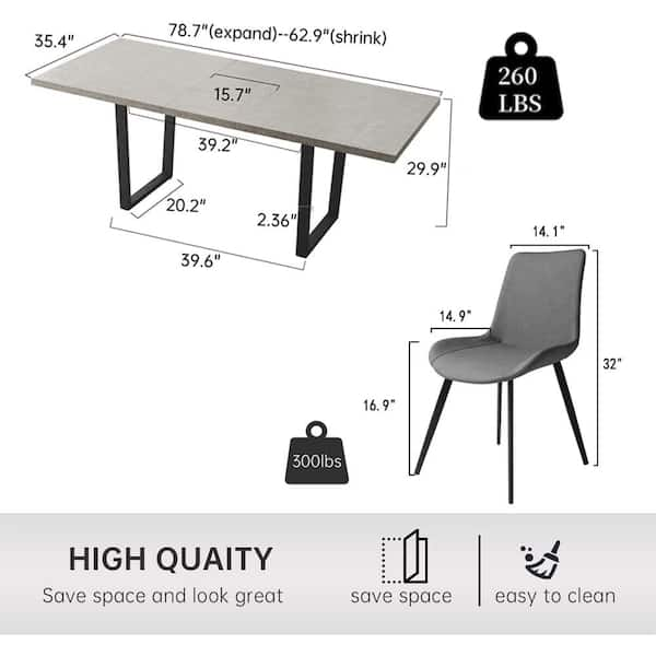 6 seater discount dining table dimensions