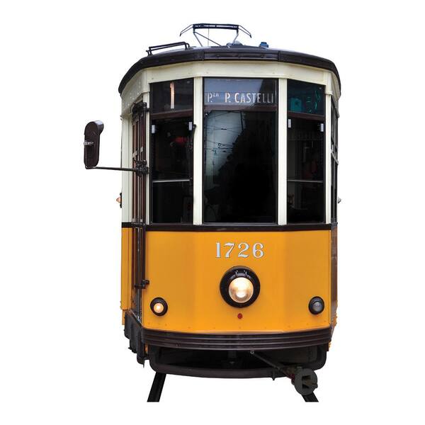 Brewster 110.2 in. x 39.4 in. Tram Wall Decal