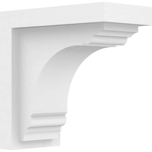 Ekena Millwork Standard Warren 3.5 in. W x 7 in. H x 7 in. D Signature Urethane Polyurethane Bracket