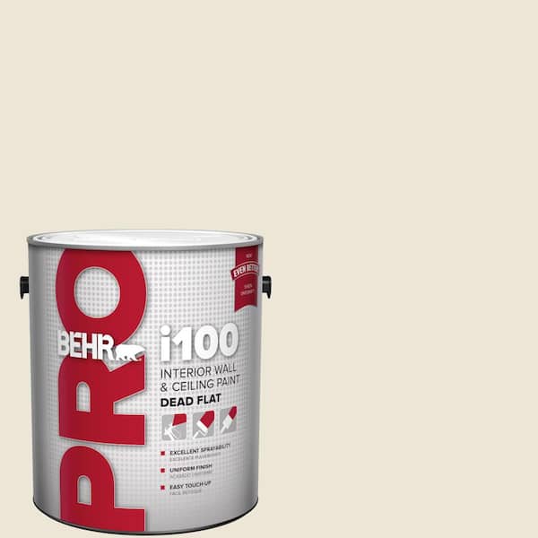 BEHR PRO 1 gal. #PPL-67 Quarried Limestone Dead Flat Interior Paint