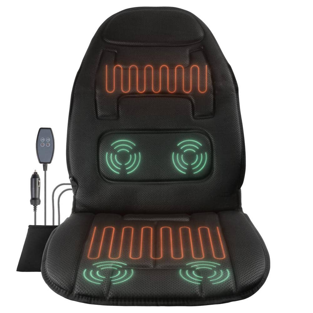 19 in L x 0.5 in W x 42 in H 12-Volt Vibrating Heating Pad with 3 Levels for Car Seat - Driver or Passenger (Black) price history on PriceWatchPro