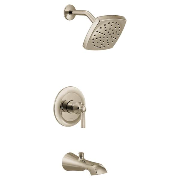 MOEN Flara M-CORE 3-Series 1-Handle Tub and Shower Trim Kit in Polished Nickel (Valve not Included)