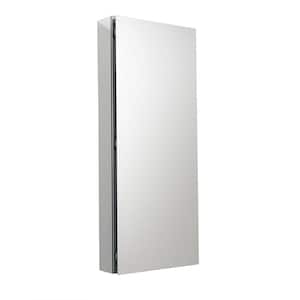 15 in. W x 36 in. H x 5 in. D Frameless Recessed or Surface-Mounted Bathroom Medicine Cabinet