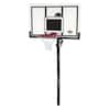 Lifetime 54 in. Shatter Guard Power Lift In-Ground Basketball System ...